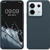 kwmobile Cover per Xiaomi Redmi Note 13 Pro 5G / Poco X6 5G Custodia - Back Case per Smartphone in Silicone TPU - Protezione Gommata - ardesia scuro