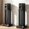 SPTZQURY Set di 2 supporto casse audio, supporti casse acustiche HiFi per home cinema, capacità di carico fino a 40 kg, migliorano la qualità del suono, struttura di supporto in acciaio (80)