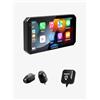INNOVV N2 - Dash Cam per moto Carplay, touch screen da 6 pollici, supporta Android Auto e iOS, fotocamera anteriore e posteriore 2K 2K con navigazione GPS, modalità parcheggio, musica, Wi-Fi 5.8G