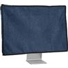 kwmobile Custodia Protettiva Monitor PC Compatibile con 31-32 Monitor - Copri Computer Desktop - Copertura Antipolvere PC Grigio Blu