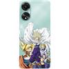 LA CASA DE LAS CARCASAS Custodia compatibile con OPPO A78 4G Guerrieri Saiyans per proteggere il tuo cellulare. Custodia in silicone trasparente flessibile con licenza ufficiale Dragon Ball