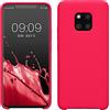 kwmobile Cover per Huawei Mate 20 Pro Custodia - Back Case per Smartphone in Silicone TPU - Protezione Gommata - rosa shocking