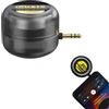 SUNSEATON Mini Altoparlante Portatile Universale, 3,5 mm Plug-in Altoparlante del Telefono Cellulare, Casse Portatili Line-In Audio HD Senza Perdite Connetti Istantaneo Trasparente Nero
