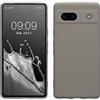 kwmobile Custodia Compatibile con Google Pixel 7a Cover - Back Case per Smartphone in Silicone TPU - Protezione Gommata - stone dust