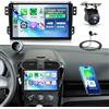 Rimoody 4G+128G Autoradio Android per Suzuki Splash Ritz/Opel Agila 2004-2014 9 Schermo IN-Cell Carplay Wireless Android Auto Mirror Link Navi GPS WiFi FM/RDS/EQ BT Comandi al Volante Retrocamera