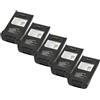 vhbw 5x batteria compatibile con Kenwood TK-5210, TK-3185, TK-3180K, TK-5310, TK-5210K, TK-5210G radio (2100mAh, 7,2V, NiMH)