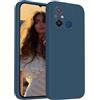 ISOI - Cover per Xiaomi Redmi 12C, Custodia Morbida in Silicone Liquido, Protezione Completa Antiurto Ultra Sottile per il Corpo - Blu