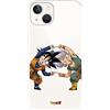 LA CASA DE LAS CARCASAS Custodia per iPhone 14 ufficiale Dragon Ball, Goten and Trunks Fusion per proteggere il tuo cellulare, custodia in silicone flessibile per iPhone con licenza ufficiale Dragon Ball