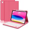 tititinita Custodia per tastiera per iPad 10a generazione 2022/iPad A16 11a generazione 2025 (10,9/11), custodia con tastiera per iPad di 10a generazione, custodia intelligente sottile con tastiera Bluetooth