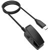 Generico Orologio Caricabatterie rapido per Garmin Lily 2 Clip di ricarica Design portatile compatto Protezione da sovratensione da sovracorrente Lunghezza del cavo 1M Plug and Play (USB-C)