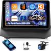 ETLFUCyber 4G+128G Android Autoradio per Ford Fiesta 2009-2014 con Wireless Carplay & Android Auto, Schermo Touch IPS 9 pollici con GPS, WiFi, EQ, Bluetooth 5.0, Radio FM/RDS