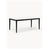 Westwing Collection Tavolo con piano effetto marmo Jackson, varie misure - Nero, Bianco