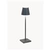 Zafferano Lampada da tavolo portatile a LED con luce regolabile Poldina Pro Micro