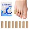 Kimihome 8 tappi in gel con punta chiusa, protezione in silicone e protezione per calli, blister e calluse, taglia rosa