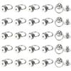 PATIKIL 25 Pcs Ribattini A Testa Tonda Con Anello Singolo 0.39x0.24 Per Fissaggio A Vite, Kit Rivetti In Metallo Per Borsa Cintura Accessori Fai Da Te Per Lavorazione Pelle, Gunmetal