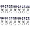 TEHAUX 14 Pezzi Rulli per Tende in Metallo Argento con Pulegge Resistenti e Scorrimento Silenzioso per Binari da Soffitto e Parete