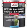 ARCANE INDUSTRIES Vernice per asfalto - ARCASPHALT - 15 kg (fino a 30 m² in 2 strati) Blu