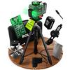 BOLKERS ProLaser 4x360° Livella Laser a Croce con Treppiede - Laser Verde Autolivellante, Livella Laser Edilizia, 16 Linee, 2 Batterie, Custodia & Accessori per Piastrelle, Pareti & Installazione