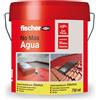 fischer - Vernice impermeabilizzante (secchio 1kg) Rosso con fibre, impermeabile ed esterno