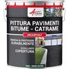 ARCANE INDUSTRIES Vernice per asfalto - ARCASPHALT - 15 kg (fino a 30 m² in 2 strati) Verde Scuro