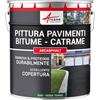 ARCANE INDUSTRIES Vernice per asfalto - ARCASPHALT - 15 kg (fino a 30 m² in 2 strati) Verde Tennis