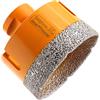 HobbyPower24 Punta per piastrelle diamante punta diamantata Corone M14 Flex smerigliatrice angolare a secco, per trapano per granito pietra naturale marmo pavimento piastrelle gres porcellanato