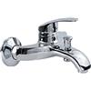 YASTA Rubinetto miscelatore bagno casa vasca grigio silver regolabile 8409