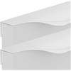 AGINOS Maniglie per Cassetti Bianco Brillante Maniglie Invisibili per Cucina 2 Maniglie per Ante dell'armadio Maniglie per Guardaroba in Alluminio per Mobili (Length 150mm)