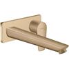 hansgrohe Talis E Miscelatore monocomando lavabo ad incasso a parete con bocca erogazione 22.5 cm, bronzo satinato, 71734140