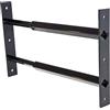 LIFEBOX MOTTEZ LBXB941V - Barra telescopica a 2 barre da 30 a 55 cm, colore: nero