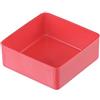 hünersdorff Scatola in polistirene ad alto impatto (PS), dimensioni: 54 x 54 x 23 mm, colore: rosso