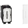 Bticino Deviatore Living Now + L.NOW - cover comando 1 mod. bianco