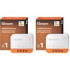 SONOFF ZBMINIL2 Interruttore Smart Zigbee, Senza Neutro, Mini Modulo Relè per Luci, Controllo 2 Vie, Compatibile Alexa & Google Home, Richiede Hub Zigbee (Confezione da 2)