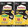 Pattex Power Epoxy Saldatutto Mix 5 minuti, forte Colla epossidica bicomponente, Colla bicomponente per plastica a elevata tenuta finale, Adesivo multiuso multimateriale, trasparente, 1x28g