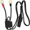 CGEAMDY Connettori Batteria SAE, 12 V-24 V Cavi di Ricarica per Moto Cavo Prolunga Batteria, Connettore SAE a con Fusibile di Protezione da 10A, Connessione E Disconnessione Rapida per Auto