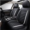 DINGQINGYUN Coprisedili Auto Anteriore per Ford Ranger Wildtrak (2016-2026), Impermeabile Coprisedili Universale, Set Coprisedile Anteriori Set Coprisedili Protezioni 2-Posti(White)