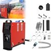 LARS360 Riscaldamento da pavimento diesel per auto, 12 V, 5000 W, riscaldatore ad aria diesel con interruttore LCD, riscaldamento ad aria per auto, camper, camion, camper, autobus (rosso e nero)