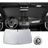 LUWU [Aggiornato] Parasole Auto Compatibile con BMW Serie 1 F20 F40 / Serie 2 F22 F44 2012-2025 Parasole Parabrezza Interno Pieghevole Protezione UV e Calore Accessori 1er 2er
