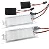 OFIXEM Luci targa LED 2 pezzi posteriori per Alfa Romeo 147 156 159 166 Brera GT Spider Giulietta MiTo, lampada targa ricambio