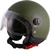 Rodeo Drive RD104flash Casco Moto, Verde, Taglia XL