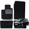 Generico Set 4 Tappeti in Moquette Adatti per TWINGO II dal 2007 con 2 Attacchi - Compatibli NON Originali, con Bottoni di Fissaggio, con Battitacco cucito e antiscivolo