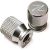 AHUTCYK Coprivalvole per motociclette Per Ka@&wasaki Z400 2019 Z900 Z1000 Z800 Z750 Z300 Z650 Moto Rotella Della Valvola Della Gomma Tappo Di Copertura Spina CNC Accessori(Titanium)
