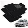 Generico DHCarMats - Tappetini Auto compatibili con Fiat Panda II 2003-2011 | Moquette su Misura - Set Completo Made in Italy