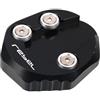 MCSLUBMH Per Honda Per Rebel500 300 Per CMX500 Per CMX300 2017-2021 Moto Cavalletto Piede Laterale Estensione Pad Piastra Supporto Ingrandire(Style 1)