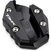 LLIDFONK Supporto per TMAX560 TECH MAX Tmax 560 T-MAX 560 2020-2023 2024 2025 2026 accessori moto cavalletto laterale base piastra di supporto piastra di estensione in alluminio (nero)