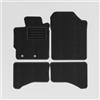 Mats4all Set di tappetini auto Compatibile con Toyota Yaris Hybrid 2014-2020 | Antiscivolo | Con rinforzo | 4 pezzi | Tappetini per auto | Set di tappetini