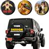 Generic Copertura per ruota di scorta personalizzata con testo del nome della foto, impermeabile, resistente ai raggi UV, universale, per rimorchi, camper, SUV, camper, jeep, camion