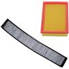 ENVA MADE FOR QUALITY BESTPRICE Set di filtri di ispezione con 1x filtro aria, 1x filtro aria abitacolo con carboni attivi compatibile con ALPINA B3 (E46), BMW Serie 3 (E46)
