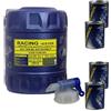 Diederichs Olio motore MANNOL Racing + estere 10W-60 4x motore Flush ADDITIV 20L