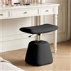 WXJHL Sgabello da trucco moderno regolabile in altezza, sedia girevole 360° per area trucco, sgabello in similpelle PU per bagno e ingresso